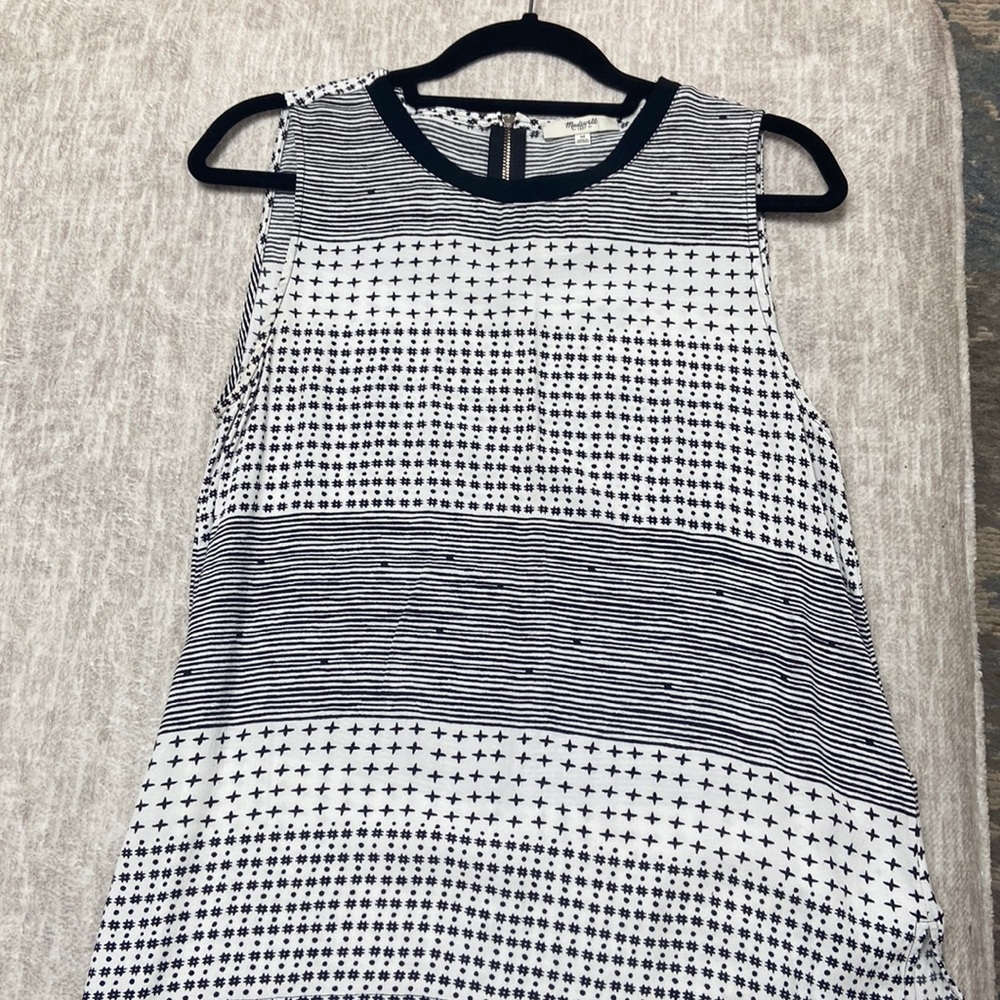 Madewell tank with zipper back